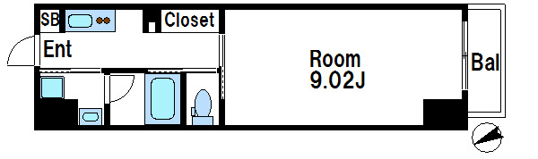 レピュア王子本町 間取り図
