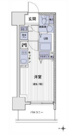 エスティメゾン大島 間取り図