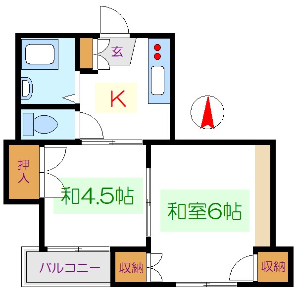 ファミリーハイツ上田 間取り図