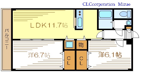 セフィール瑞江 間取り図