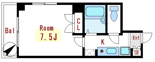 ヴェルステージ東陽町  間取り図