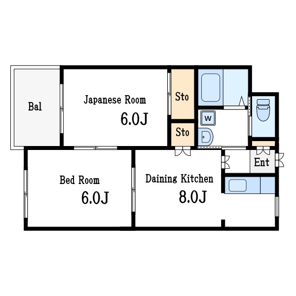 スガパレスⅠ 間取り図