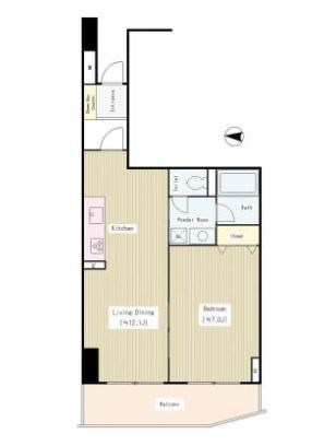 アビタシオン大島 間取り図