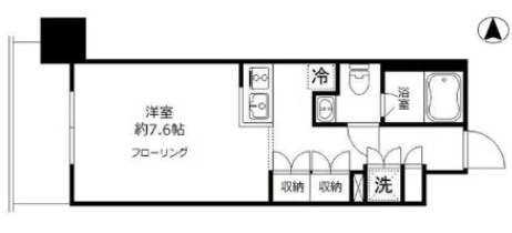 リエトコート西大島  間取り図