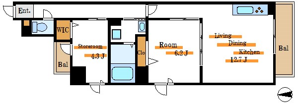 アルクス森下 間取り図