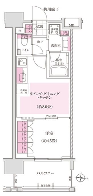 ディームス木場  間取り図
