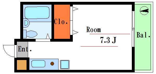 ロジマン菊川  間取り
