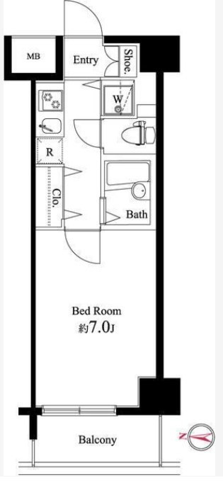 スクエア潮見 間取り