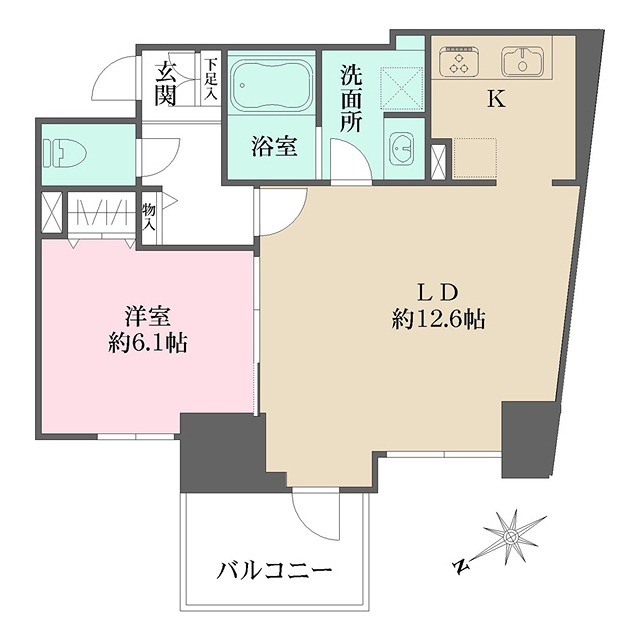 N-flats三ノ輪 間取り図