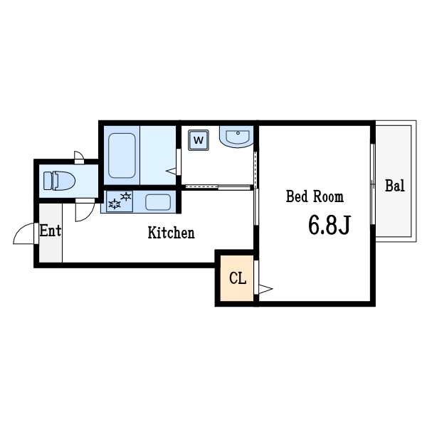 Clara・N（クララ・エヌ） 間取り図