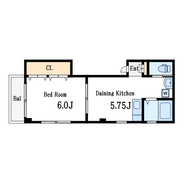花ハイツ 間取り図