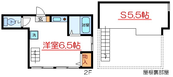 ロフトハウスマルヨシ 間取り図