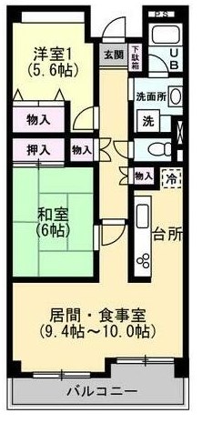 TOHO船堀マンション 間取り図