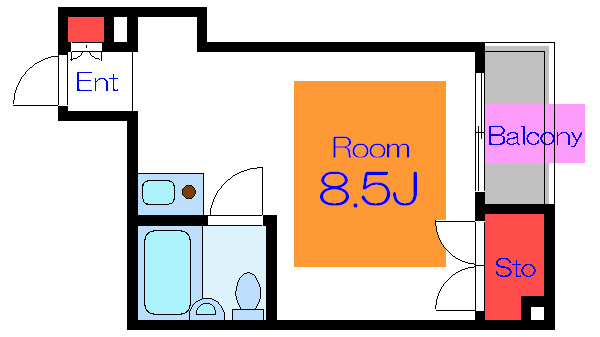 カーザ・ディ・ファミリア   間取り図