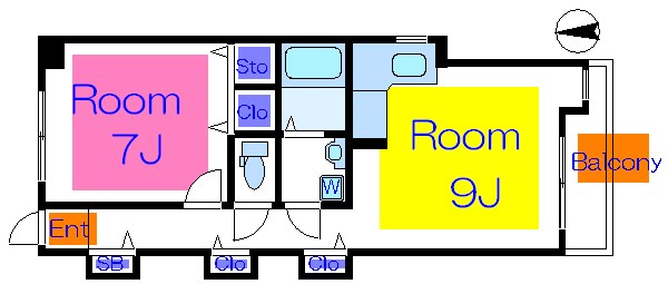 三泉ビル  間取り図