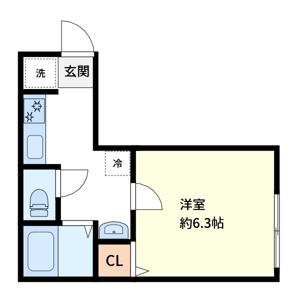 グランクオール小岩 間取り図