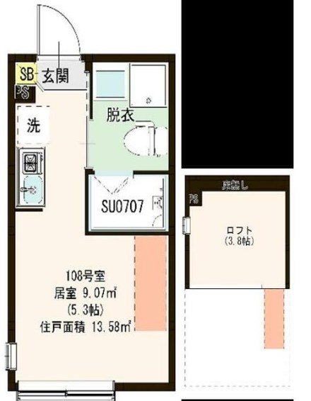 メゾン フルール 小岩駅前 間取り図