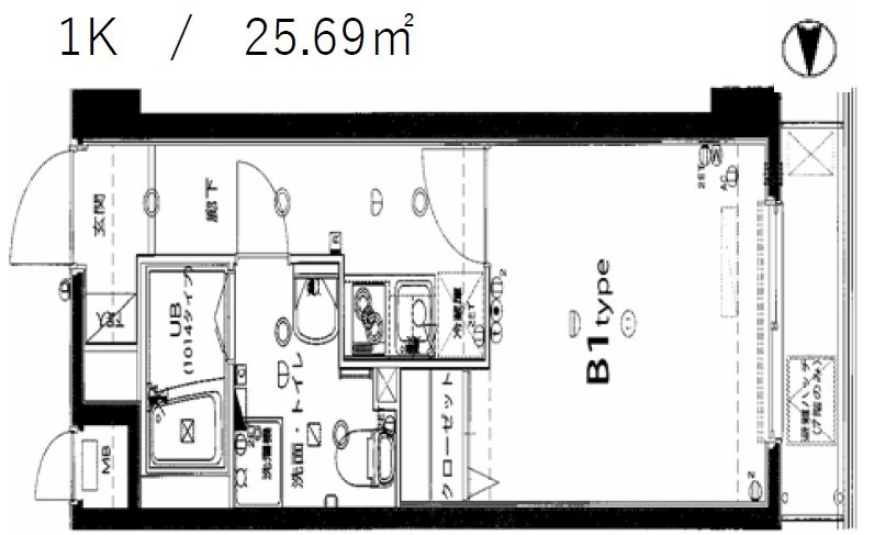 ＧＥＮＯＶＩＡ田端Ⅱgreen veil   間取り図
