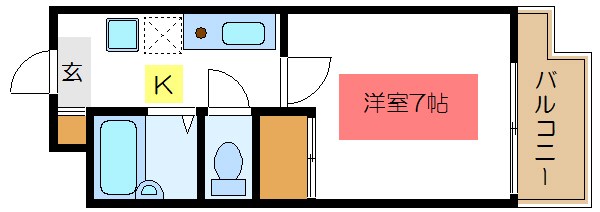 光井グランドハイツⅡ 間取り図
