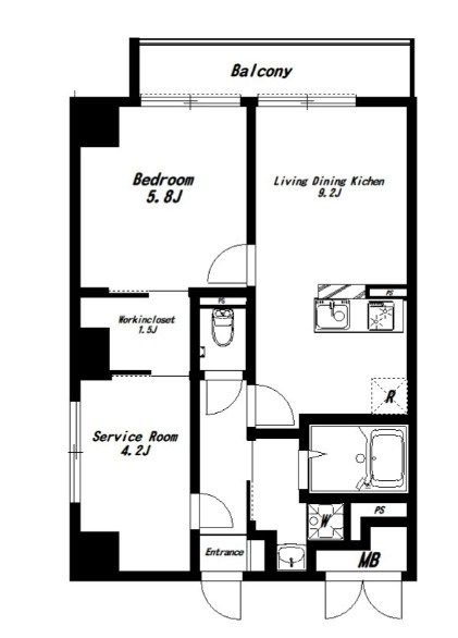 グレイスコート清澄白河  間取り図