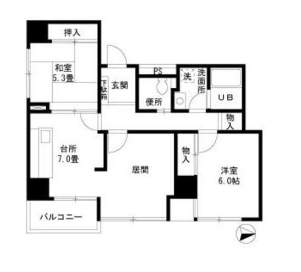エクセル東陽 間取り図