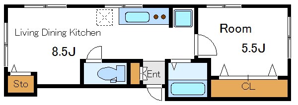 金龍荘 間取り図