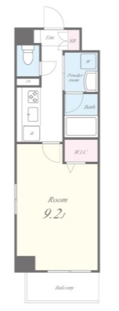 PARQUE Nishikoiwa 間取り図