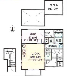 アミティエ北小岩 間取り図