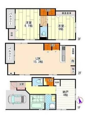 猫実４丁目貸家 間取り