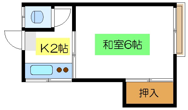 第一関口荘 間取り図