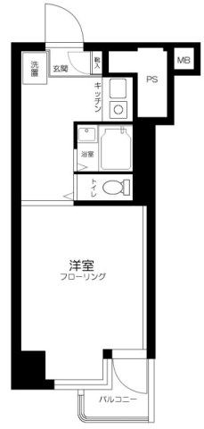 ラフィネ東銀座 間取り