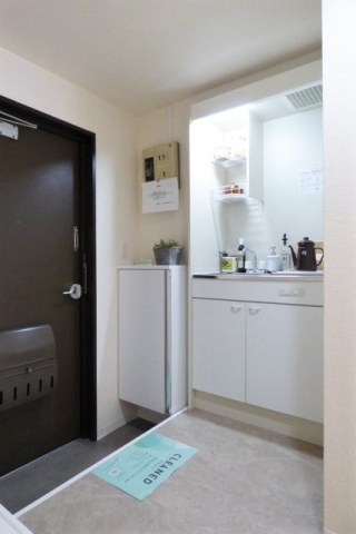 ラフィネ東銀座 玄関