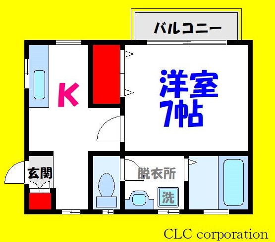 第七ハイツヤマヤ 間取り図