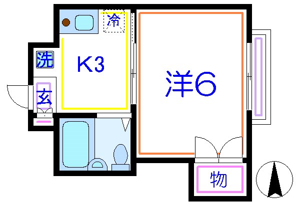パークハイツ桜木 間取り図