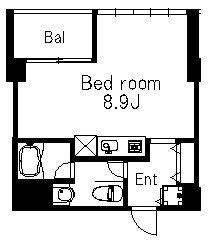 ＡＳＯＮＥ月島（アズワン） 間取り図