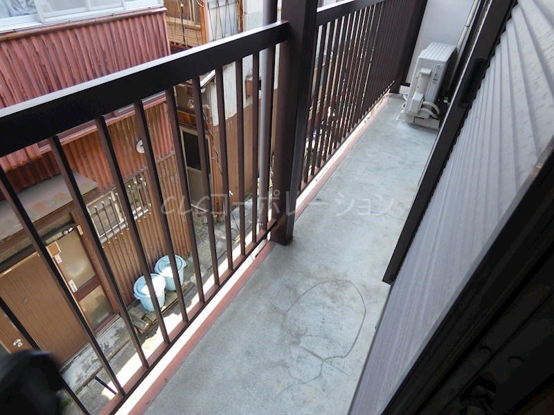 銀英ハイツ ベランダ