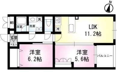 Maison Blanc 間取り図
