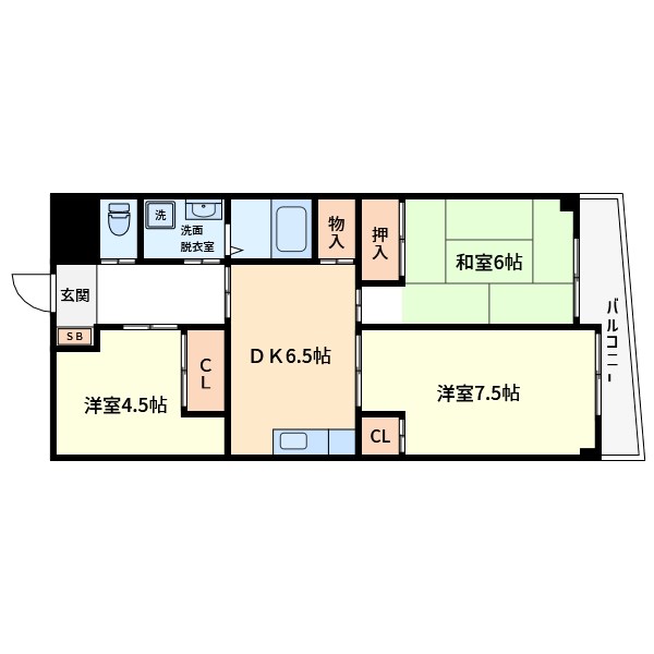 リアライズ葛西駅前Ⅰ 間取り図