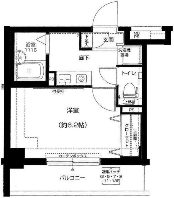 メインステージ門前仲町 間取り