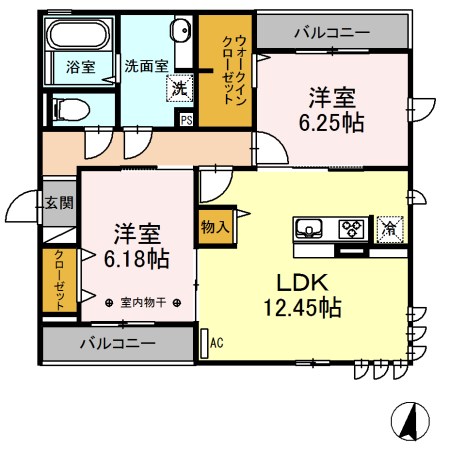 グランフォルト高砂  間取り