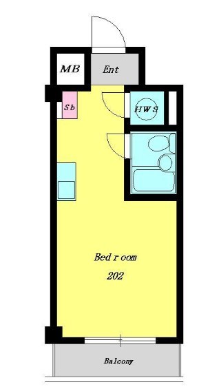 タマルコーポ平野  間取り
