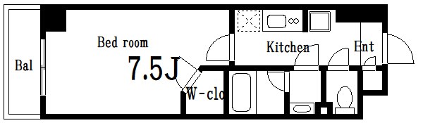 レジディア亀戸 間取り図