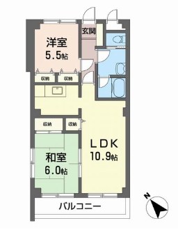 ソレアード  間取り