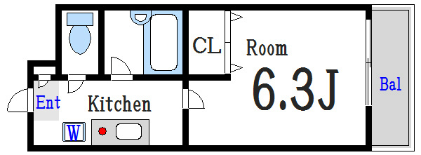 メゾンドゥエスポワール 間取り図