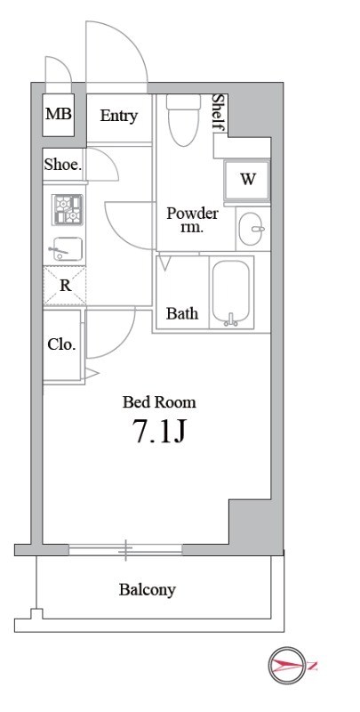 グランパーク町屋  間取り