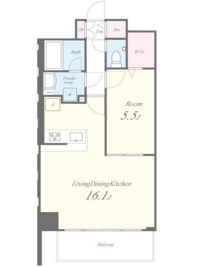 N residence SUMIYOSHI  間取り図