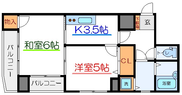 サンシャルム堀 間取り