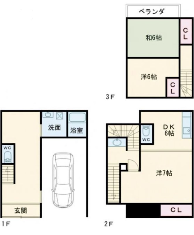 南篠崎町４丁目戸建 間取り