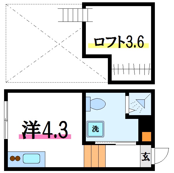グローレ小岩 間取り