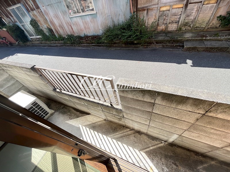 山本コーポ ベランダ